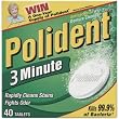Polident 3-Minute Denture Cleanser Tablets - 40 Ea (2 PACK)