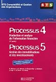Processus 4 : Production et analyse de l\'information financière ; Processus 5 : Gestion des immobilisations et des investissements : BTS Comptabilité et Gestion des Organisations