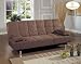 Home Elegance 4787br Brown Microfiber Futon