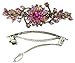 Crystal Barrette 5A86600-1rose pink