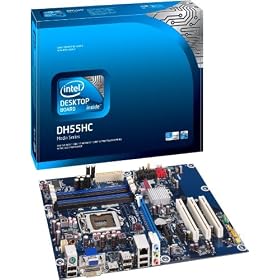 Intel Hunter Cove LGA1156 Motherboard (H55 ATX Box, FSB 1333, 2 PCIE, 3 PCI, DDR3, 6 SATA)