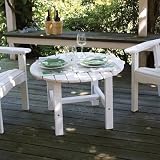 Cottage Classics 33 Round Coffee Table Finish: White