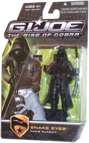 GI Joe Movie Series The Rise of Cobra 4 Inch Tall Action Figure Paris Pursuit SNAKE EYES with Assault Rifle, Pistol, Knife, Katana Sword, Pet Wolf Timber and Display Stand and Display Stand 51jBDIq DEL GI Joe Movie Series The Rise of Cobra 4 Inch Tall Action Figure Paris Pursuit SNAKE EYES with Assault Rifle, Pistol, Knife, Katana Sword, Pet Wolf Timber and Display Stand and Display Stand