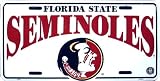 Florida State Seminoles embossed metal auto tag