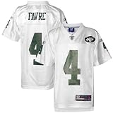 Reebok New York Jets #4 Youth Brett Favre White Replica Football Jersey