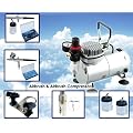 AS18K Complete Airbrush Compressor Kit PLUS Airbrushing Accessories - Airhose...
