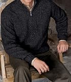 Signature Lambswool Half-Zip Sweater