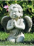 Review WATSONS  / Cherub Praying Garden Sculpture / Ornament - White Stone