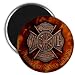FIREMEN SAVE LIVES Fire and Rescue Heroes 2.25 inch Fridge Magnet