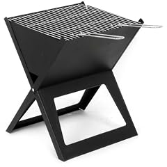 BBQ-Grill klappbar schwarz