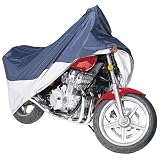 Classic Accessories 6500604350100 MotoGear Blue And Silver Motorcycle Cover Touring Fits Motorcycles Up To 1500cc Full Dress