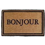 Bonjour Design Thick Coir Doormat by 