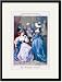 Black Framed/Matted Print 17x23, Les Grandes Dames