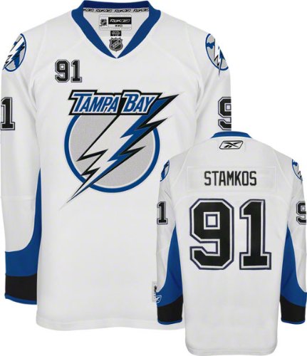 Steven Stamkos Jersey: Reebok #91 Tampa Bay Lightning Premier Jersey