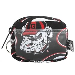 Georgia Bulldogs Coin Key ID Case University of Georgia SMALL WRIST WALLET for Man or Woman - Runners Joggers Walkers Fits most Digital Cameras, Running Accessories