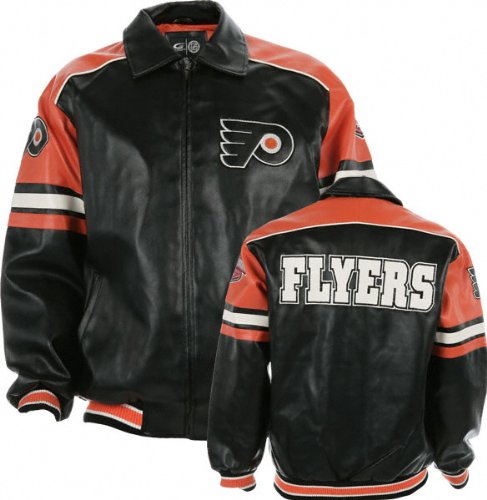 Philadelphia Flyers Faux Leather Jacket