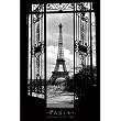 Eiffel Tower (Through Gates, 1909) Art Poster Print - 24x36