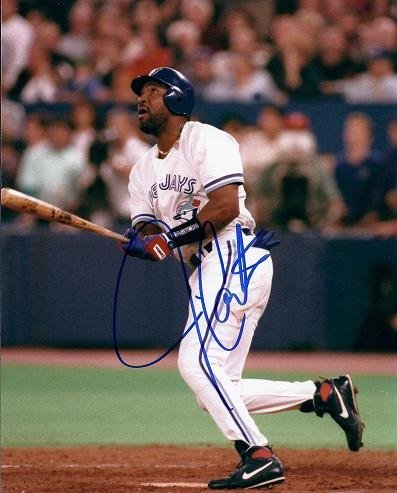 Joe Carter Autographed/Hand Signed Toronto Blue Jays 8x10 Photo