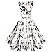 MaggieX Floral Retro Dresses for Women 1960s Style (L, Q001-012)