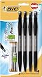 BIC Atlantis Mechanical Pencil, Refillable, Medium Point (0.7 mm), 24 Pencils