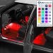 RGB LED KFZ Innenraumbeleuchtung Fussraumbeleuchtung 12V SET-2 4 SMD-Streifen Beleuchtungs-Kit Auto komplett mit Anschlu�kabel, Controller und Fernbedienung