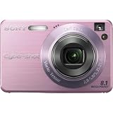 Sony Cybershot DSCW130/P 8.1MP Digital Camera with 4x Optical Zoom with Super Steady Shot (Pink)