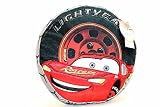 Disney Pixar Cars Round Kid's Decorative Red/Black Pillow