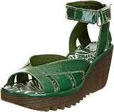 Fly London Women's Yossa Leather Patent Wedge Heels