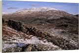 Box Canvas Print of The hills of Craig Wen and Yr Aran (747m) from Robert Harding