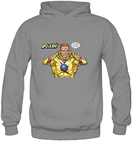 TOPT Women's Reverse Flash Professor Zoom by Superman Sweatshirts Dark Grey XXL