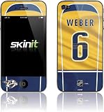 Skinit Nashville Predators Weber Jersey Vinyl Skin for Apple iPhone 4 / 4S