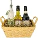 Gourmet Food : Olive oil and Balsamic Vinegar with Glass painted cruet gift basket set