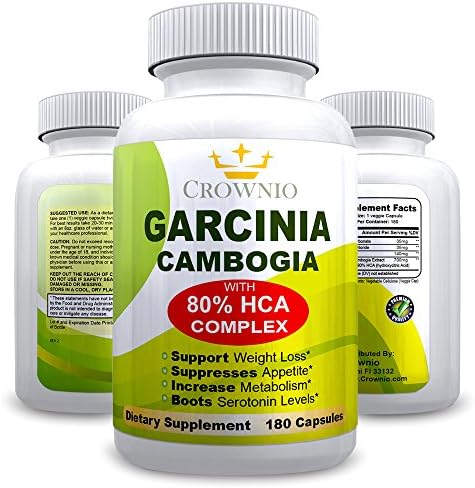 Ultra Max 80% HCA Extract Supreme Trim Fit Premiun Formula *180 Veggie Capsules* 90 Days Supply *1600mg Per Day * Burn Fat & Lose Weight Fast* All our products line are lifetime Guarantee By Amazon