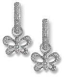 Butterfly Pave Diamond Earring Charms by Zasha Signature Jewelry