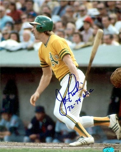 Joe Rudi Autographed/Hand Signed 8x10 Photo (Oakland A's) inscribed 72-74 WSC