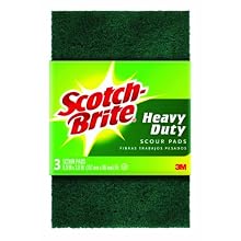 Scotch-Brite Heavy Duty Scour Pads 223, 3-count (Pack of 24)