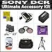 Ultimate Accessory Package For SONY DCR-DVD650 DVD850 DVD910 DVD610 DVD710 DVD810 Includes Matching Lenses, Filters, Case, Tripod, 4HR Battery, Charger, 5 DVDrs + Much More