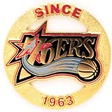 Philadelphia 76ers Official Logo Lapel Pin