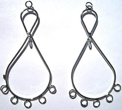 Chandelier Drop Bright Silver, Jewelry Finding (2)