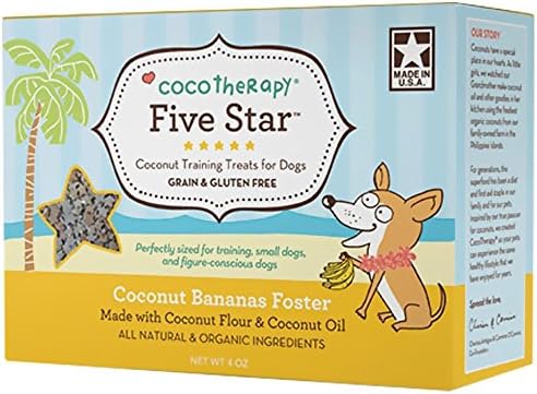 4 Oz, Low Carbohydrate Coconut Banana Foster Training Treats