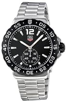 Big Sale TAG Heuer Men's WAU1110.BA0858 Formula 1 Black Dial Stainless Steel Quartz Watch