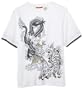 Unionbay Boys 8-20 Crouching Tiger T-Shirt,White,Medium