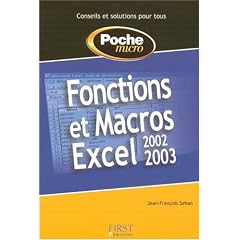 Fonctions et Macros Excel 2002-2003