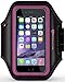 iPhone 6 6S Armband : Stalion® Sports Running & Exercise Gym Sportband (4.7-Inch)(Fuchsia Pink) Water Resistant + Sweat Proof + Key Holder + ID / Credit Card / Money Holder