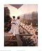 On the Balcony Art Poster PRINT Christa Kieffer 10x12
