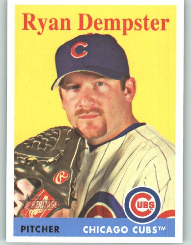 2007 Topps Heritage #198 Ryan Dempster - Chicago Cubs (Baseball Cards)