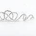 Wedding Party Bridal Bridesmaid Flower Girl Double Heart Crown Headband Tiara