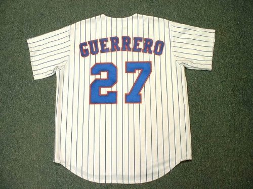VLADIMIR GUERRERO Montreal Expos 1999 Majestic Throwback Home Baseball Jersey