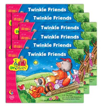 TWINKLE FRIENDS 6-PK SING ALONG READ ALONG W/ DR JEAN PK-1