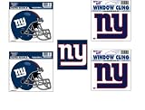 New York Giants Decal and Cling 5 Piece Set